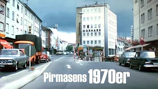 Pirmasens 1970er - Autofahrt Exerzierplatz - Schlossstr. - Fehrbach - early dashcam