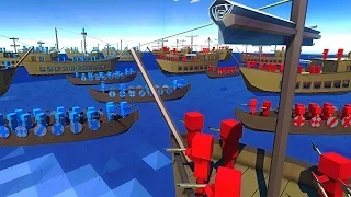 САМЫЕ БОЛЬШИЕ МОРСКИЕ БИТВЫ! [ NEW Ancient Warfare 2  Ancient Warfare 2 Naval Battles Gameplay ]