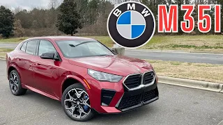 2024 BMW X2 M35i: POV Start Up, Test Drive, Walkaround and Review