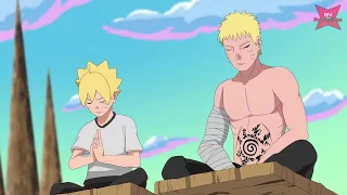 Naruto mengajarkan boruto mode Sage - Boruto episode animation