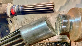 A Drive Shaft Broken Shaft Due to Over Speed And Convert Into Two Pieces So Let’s Connect It….