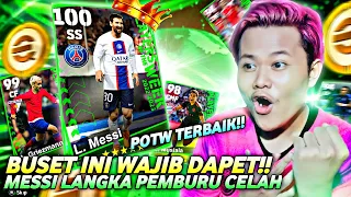 GILAK!! POTW MESSI TERLANGKA BAKAR KOIN DEMI GOAT MESSI PEMBURU CELAH TERBAIK EFOOTBALL 2023 MOBILE