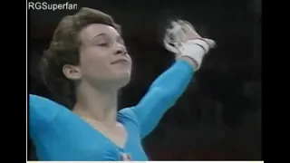 Catherine Romano [FRA] Uneven Bars Team Olympics 1988