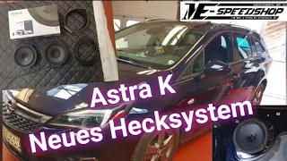 Neues Hecksystem Astra K Audison Lautsprecher