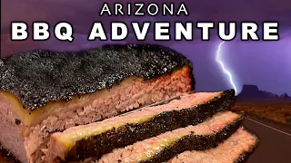 Arizona BBQ Adventure 🌵Riding through a storm 🌩️, BBQ Competition and KILLER BRISKET!