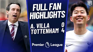 Spurs DESTROY Villa! Unai Emery BOTTLE JOB! Aston Villa 0-4 Tottenham Highlights