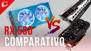 Radeon RX 590 versus a GTX 1060 6GB e a RX 580 em 7 games!