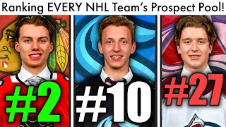 Ranking EVERY NHL Prospect Pool, WORST TO BEST! (2023 Top NHL Prospects Rankings/News/Trade Rumors)
