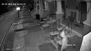 Surveillance video of double shooting in New Orleans