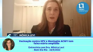 Vacinação contra HPV e Meningite ACWY tem faixa etária ampliada