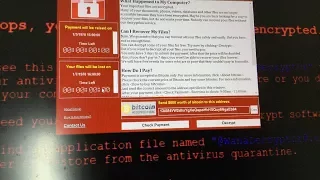 What happens when you run "WannaCry" Ransomware in Windows 10