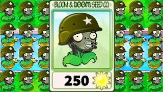 Plants vs Zombies Mod Gatling Pea Zomplant vs All ZomBotany