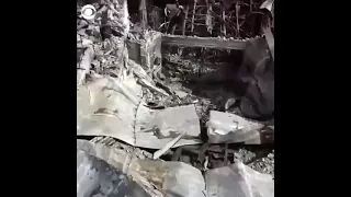 Разрушенный драмтеатр в Мариуполе с дрона