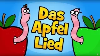 ♪ ♪ Kinderlied Apfel -  Das Apfel Lied - Hurra Kinderlieder