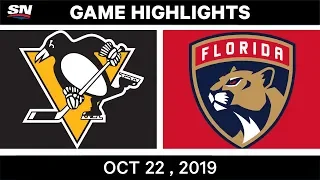 NHL Highlights | Penguins vs Panthers – Oct 22, 2019