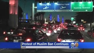 Protests At LAX Create Nightmare Scenario For Drivers