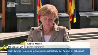 Ukraine-Krise: Petro Poroschenko & Angela Merkel zur Kreditbürgschaft am 23.08.2014