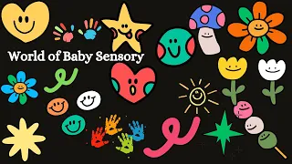 Baby Sensory Video. STARS AND GIGGLES!