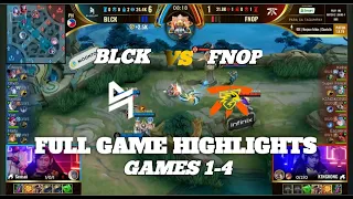 Blacklist vs Fnatic Onic PH Full Game Highlights Games 1-4 | MPL PH Playoffs