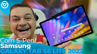 Galaxy Tab S6 Lite 2022 | Tablet da Samsung c/ S-Pen e JÁ GANHOU o ANDROID 13! Análise / Review