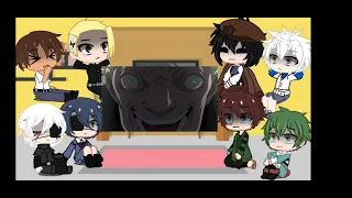 Anime characters react to Tokyo Ghoul & Black Butler | Ciel & Kaneki