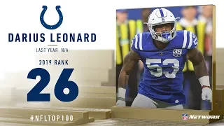 #26: Darius Leonard (LB, Colts) | Top 100 Players of 2019 | NFL