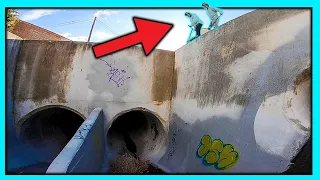 50 Foot IMPOSSIBLE DROP On Scooter!