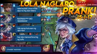 LOLA KO MAGLALARO PRANK GONE WRONG! | CHEATER DAW AKO? | MLBB