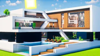 Майнкрафт: Как Построить Красивый Дом (3 этажа)