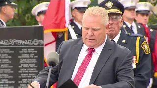 Premier Ford attends firefighter memorial