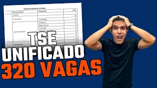 CONCURSO TSE UNIFICADO: edital deve trazer 320 VAGAS! Veja divisão por órgão!