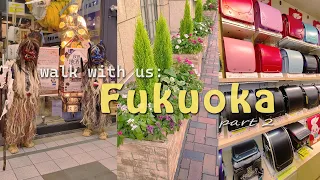 🌟 Fukuoka Wanderlust [2023] Tenjin Underground Mall | Tosu Premium Outlets | Walking Tour Adventure!