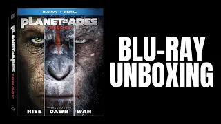 PLANET OF THE APES TRILOGY - BLU-RAY UNBOXING | Lukegoldstonofficial