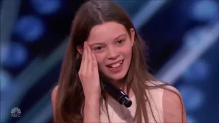 America's Got Talent 2018 - Courtney Hadwin: 13 лет. Золотая кнопка. Не обычный ГОЛОС!!!