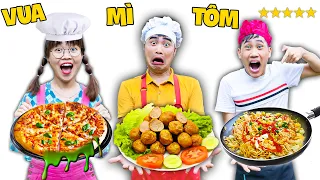 Hà Sam Đại Chiến Nấu Ăn Các Món Từ Mì Tôm -  Tìm Ra Vua Đầu Bếp MasterChef