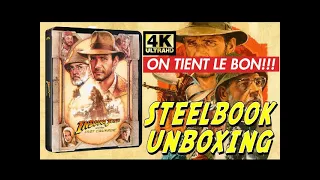 INDIANA JONES AND THE LAST CRUSADE ★ ON TIENT LE BON! STEELBOOK 4K UHD!!! UNBOXING FR + COLLECTION
