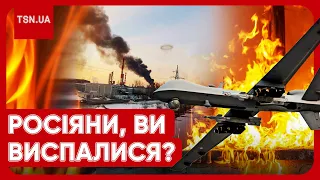 🔥 “ЧЕТО П*ЗДЕЦ НАЧИНАЕТСЯ!” На Росії знову щось палало! Куди завітали невідомі БПЛА??