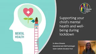 Supporting your child's mental health and well-being during lockdown
