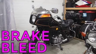 82 Goldwing Brake Fluid Replacement