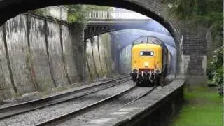 55022 'Royal Scott Grey' Roars Through Bath, 20/8/11