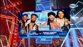 The New Day Vs Jinder Mahal & Shanky - WWE Smackdown 17/06/2022 (En Español)