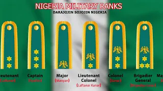 🟩⬜🟩 Nigerian Army Ranks #nigerianarmy #nigeria #najeriya