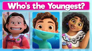 Guess Who's the Youngest Disney Character | Disney Quiz
