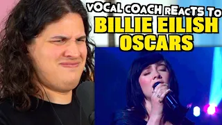 Vocal Coach Reacts to Billie Eilish - No Time to Die (Oscars 2022)