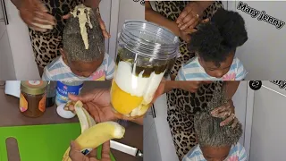 How I Used Banana and Egg for Extreme Hair Growth & Thickness