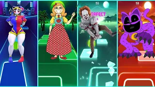 Tiles Hop: Digital Circus VS Miss Delight VS Pennywise VS CatNap | Mobik 70