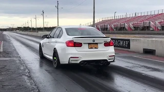 Stock turbo BMW F80 M3  (F82 M4) 1/4 mile record - 10.2@135