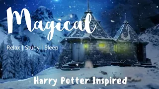 Hagrids Hut | Harry Potter INSPIRED magical music | relax - #hagrid  #ambience #Harrypotter #sleep