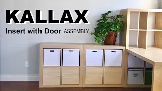 How to Assemble the IKEA Kallax Insert with Door