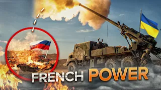 French CAESAR - NIGHTMARE for Russian Occupiers in Ukraine